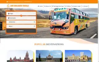 Mallinathtravels.com Screenshot 2024-04-26 09:15:36