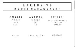Exclusivemodelmgmt.com Screenshot 2024-06-30 15:21:52
