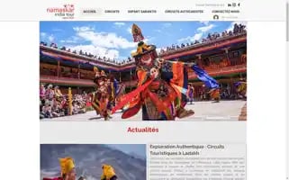 Namaskarindiatours.com Screenshot 2024-04-19 09:31:46