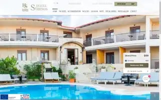 Stamos-hotel.com Screenshot 2024-04-26 23:44:32