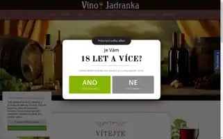 Vinojadranka.cz Screenshot 2024-07-08 20:54:43