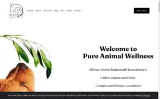 Pureanimalwellness.com Screenshot 2024-05-25 01:47:48