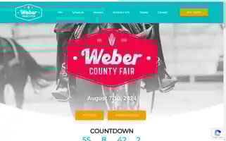 Webercountyfair.org Screenshot 2024-06-13 08:18:00