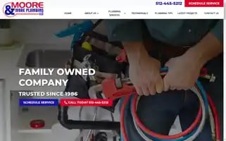 Mooremoreplumbing.com Screenshot 2024-05-16 08:21:19