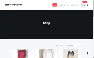 Aizamodestwear.com Screenshot 2024-05-24 00:56:02