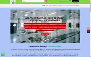 Royalhubresearchchemicallaboratories.com Screenshot 2024-05-26 09:28:03