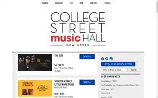 Collegestreetmusichall.com Screenshot 2024-06-29 14:10:59