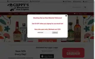 Cappyswineandspirits.com Screenshot 2024-05-08 23:57:11