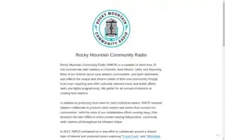 Rockymountaincommunityradio.org Screenshot 2024-06-30 09:28:07
