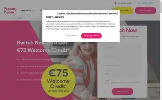 Prepaypower.ie Screenshot 2024-06-16 15:08:06