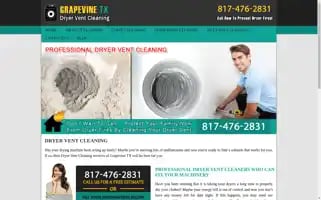 Dryerventcleaninggrapevinetx.com Screenshot 2024-06-13 05:18:53