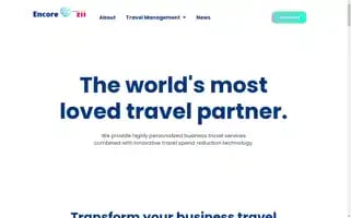 Encorecorporatetravel.com Screenshot 2024-04-16 15:16:08