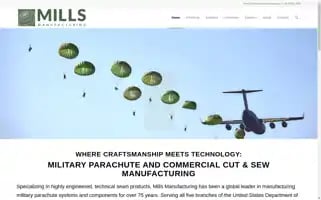 Millsmanufacturing.com Screenshot 2024-06-29 17:57:02