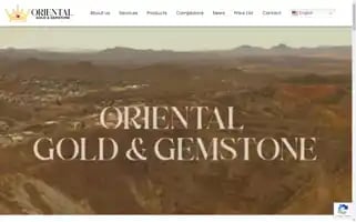 Orientalgoldgem.com Screenshot 2024-05-28 07:45:26