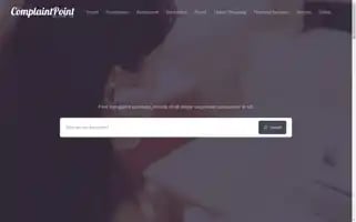 Thecomplaintpoint.com Screenshot 2024-05-14 08:01:23