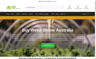 420greenexotics.com Screenshot 2024-05-26 05:36:17