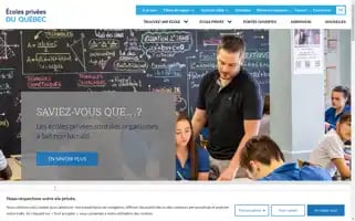 Ecolespriveesquebec.ca Screenshot 2024-07-05 19:58:42