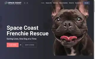 Spacecoastfrenchierescue.org Screenshot 2024-06-15 10:04:57