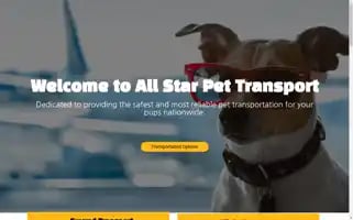 Allstarpetstransport.com Screenshot 2024-05-20 11:34:43