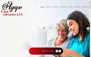 Agapecareadvocates.com Screenshot 2024-07-05 04:40:08