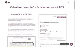 Infracalc.nl Screenshot 2024-06-26 00:03:35