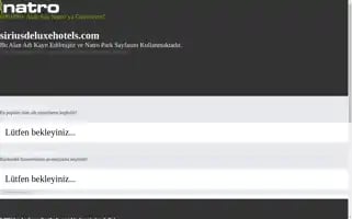 Siriusdeluxehotels.com Screenshot 2024-04-14 11:48:08