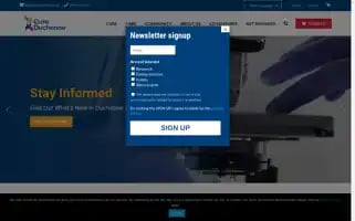 Cureduchenne.org Screenshot 2024-07-03 19:00:08