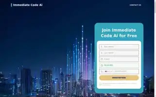 Immediate-code-ai.pro Screenshot 2024-07-02 23:36:11