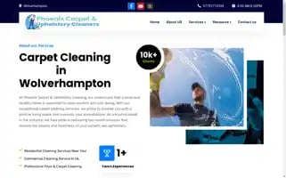 Phoenixcarpetandupholsterycleaners.co.uk Screenshot 2024-05-25 03:35:49