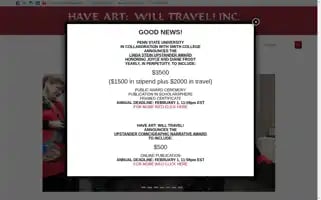 Haveartwilltravel.org Screenshot 2024-04-25 09:27:45