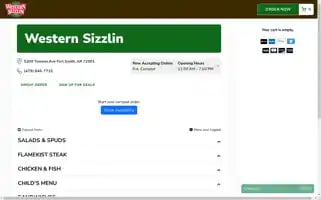 Westernsizzlinfortsmith.com Screenshot 2024-05-16 23:53:34