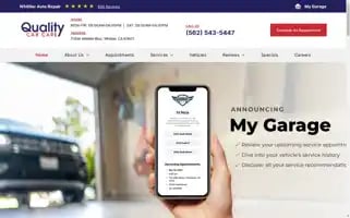 Whittiercarcare.com Screenshot 2024-05-16 23:59:22