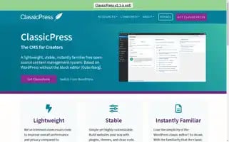 Classicpress.net Screenshot 2024-06-13 10:17:47