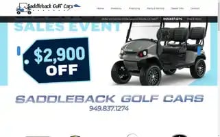 Saddlebackgolfcars.com Screenshot 2024-05-13 19:08:10