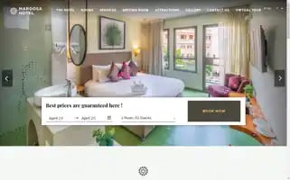 Margosa-hotel.com Screenshot 2024-04-19 11:50:20