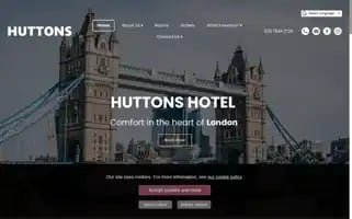 Huttonshotel.com Screenshot 2024-04-18 19:31:21