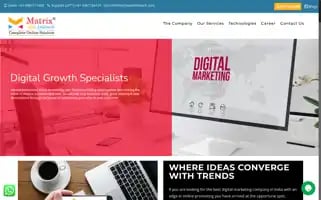 Matrixwebinfotech.com Screenshot 2024-06-14 23:14:44