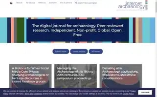 Intarch.ac.uk Screenshot 2024-05-12 10:21:20