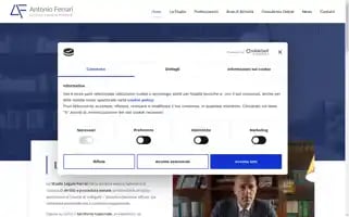 Studiolegaleferrarisalerno.it Screenshot 2024-07-09 10:50:15
