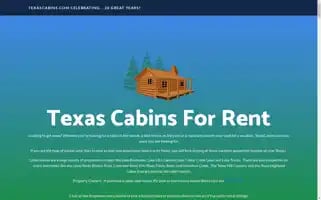 Texascabins.com Screenshot 2024-07-05 07:01:21