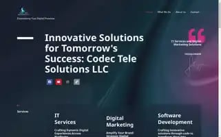 Codectelesolutionsllc.com Screenshot 2024-05-20 11:55:52