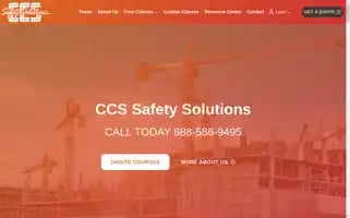 Ccssafetysolutions.com Screenshot 2024-07-08 12:24:07