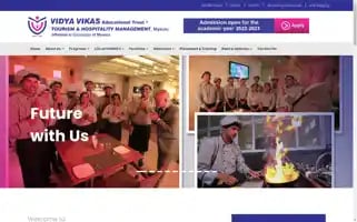 Vidyavikashospitalityandtourism.com Screenshot 2024-04-26 19:40:31