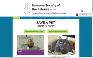Humanesocietyofthepalouse.org Screenshot 2024-05-12 07:51:04