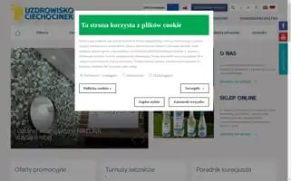 Uzdrowiskociechocinek.pl Screenshot 2024-07-01 20:06:31