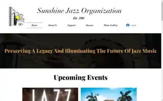 Sunshinejazz.org Screenshot 2024-05-14 03:26:18