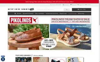 Justourshoes.com Screenshot 2024-04-14 12:15:24