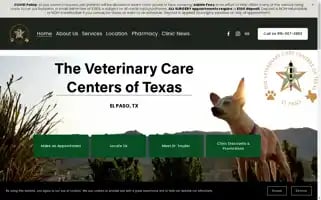 Thevetcarecentersoftexas.com Screenshot 2024-05-14 11:32:36