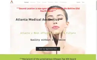 Atlantamedicalaesthetics.com Screenshot 2024-05-15 12:39:30
