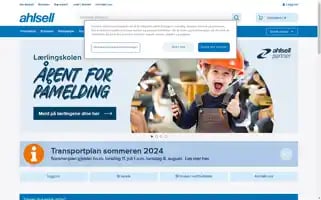 Ahlsell.no Screenshot 2024-07-09 08:50:27